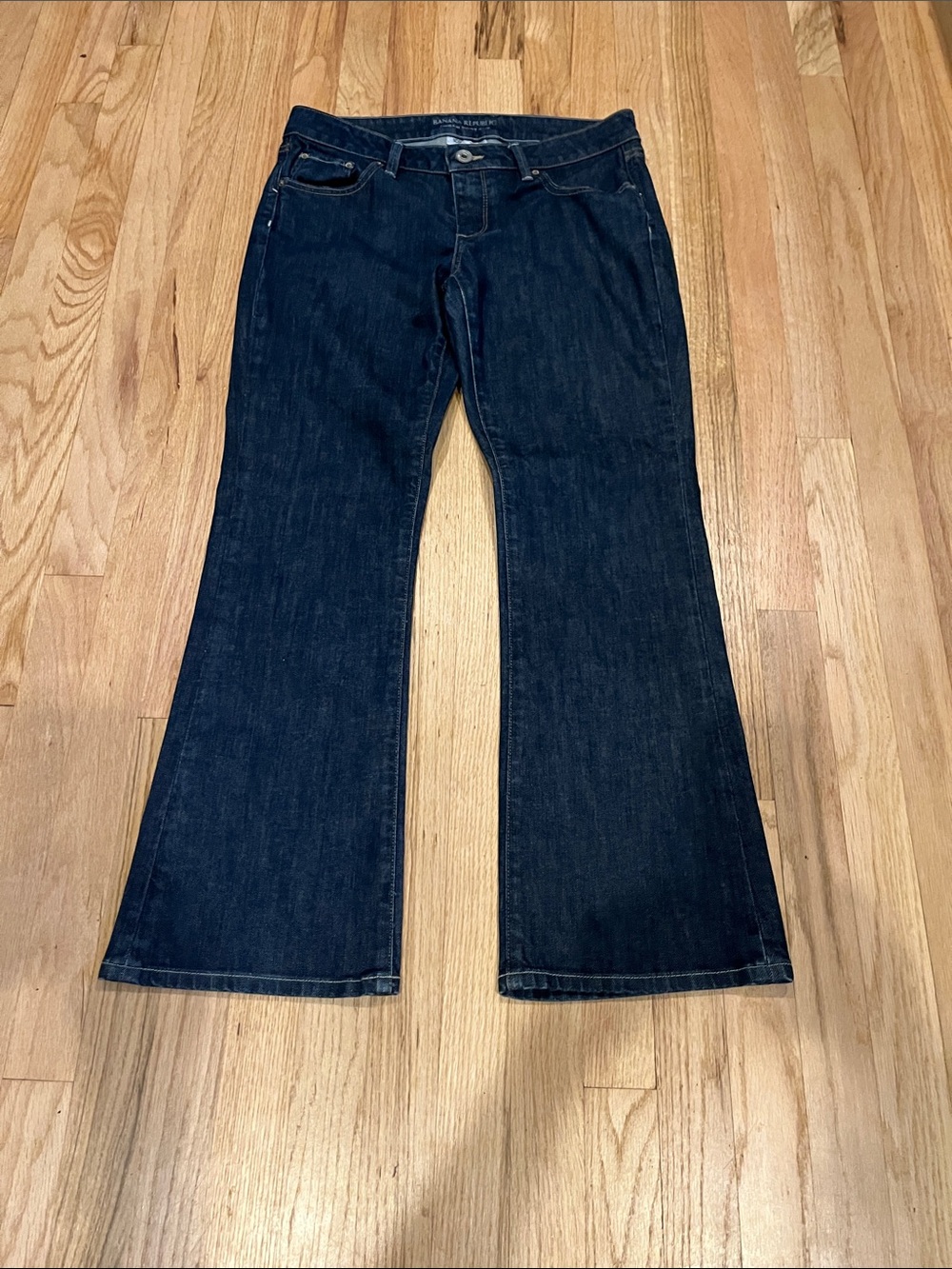 Banana Republic Dark Indigo Flare Jeans